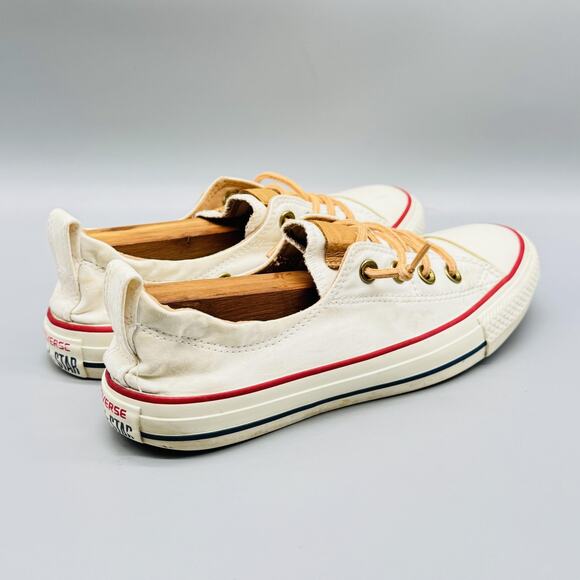 Converse Shoes Womens 7 White Chuck Taylor All Star Shoreline Low Top Sneakers - Picture 9 of 12